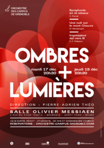 Affiche Concert Ombres et Lumières
